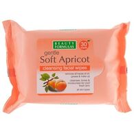מגבונים Soft Apricot Cleansing Facial Wipes 30 Pieces Beauty Formulas למכירה 