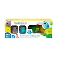 חרוזי התפתחות וכדורים תחושתיים - 16 חלקים Lalaboom למכירה 