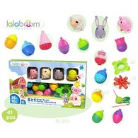 חרוזי התפתחות וחיות חווה - 41 חלקים Lalaboom למכירה 