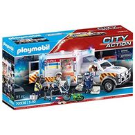 פליימוביל 70936 Rescue Vehicles: Ambulance with Lights and Sound למכירה , 3 image