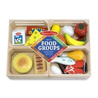Melissa & Doug 271 Food Groups - Wooden Play Food למכירה 