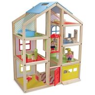 Melissa & Doug 2462 Hi-Rise Wooden Dollhouse and Furniture Set למכירה , 3 image
