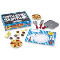 Melissa & Doug 9342 Flip & Serve Pancake Set - Wooden Play Food למכירה 