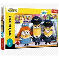 פאזל Minions at the airport 100 16390 חלקים Trefl למכירה 