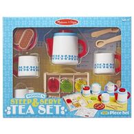 Melissa & Doug 9843 Wooden Steep & Serve Tea Set למכירה , 3 image