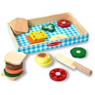 Melissa & Doug 513 Sandwich Making Set - Wooden Play Food למכירה 