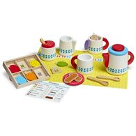 Melissa & Doug 9843 Wooden Steep & Serve Tea Set למכירה , 2 image