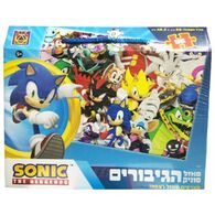 משחקי יצירה סוניק הגיבורים 96 חלקים פאזל למכירה , 2 image