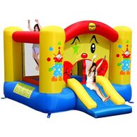 מתקן קפיצה 9201 מתקן קפיצה ליצן עם מגלשה וכדורסל happy hop למכירה , 2 image