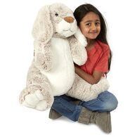 Melissa & Doug 30404 Jumbo Burrow Bunny Stuffed Plush Animal למכירה , 3 image
