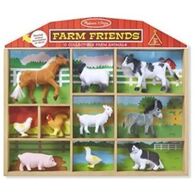 Melissa & Doug 594 Farm Friends - 10 Collectible Farm Animals למכירה 