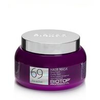 Biotop מסכה 69 לשיער מתולתל 500 מ"ל ביוטופ למכירה 