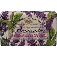 סבון Nesti Dante Romantica Sparkling Natural Soap - Wild Tuscan Lavender & Verbena 250g למכירה 
