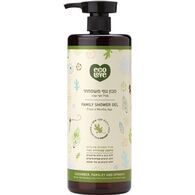 סבון גוף משפחתי מגיל חצי שנה ירקות ירוקים 1 ליטר סבון EcoLove למכירה , 2 image