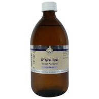 שמן שקדים אורגני בכבישה קרה 500 מ"ל  עומר הגליל למכירה 