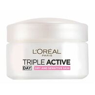 Triple Active Day For Dry&sensitive Skin And Eye Cream L'oreal 24h Moisturizing Loreal למכירה , 2 image