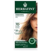 7D צבע טבעי לשיער גוון בלונד מוזהב כהה Herbatint למכירה 