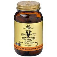 מולטי ויטמין Solgar VM-75 60 כמוסות ללא ברזל סולגאר למכירה 