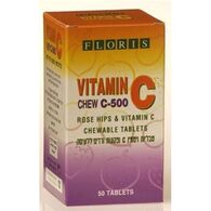 ויטמין Vitamin C 500mg 50 Cap למציצה Floris/Hadas למכירה 