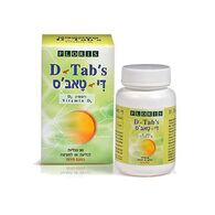 ויטמין Floris/Hadas Vitamin D3 D-Tab's 400 IU 90 Cap למכירה 