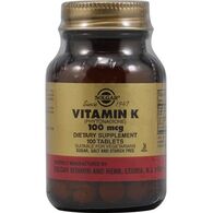 ויטמין Solgar Vitamin K 100mcg 100 Cap סולגאר למכירה 