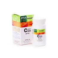 ויטמין Vitamin C 500 100 Cap לבליעה עם פקעות ורדים Floris/Hadas למכירה , 2 image