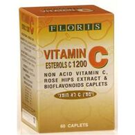 ויטמין Vitamin C 1200mg 60 Cap לא חומצי Floris/Hadas למכירה 