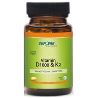 ויטמין Vitamin K2+ D1000 30 כמוסות SupHerb למכירה 