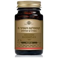 ויטמין Solgar Megasorb B-Complex B50 50 Cap סולגאר למכירה 