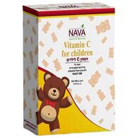 ויטמין Nava Vitamin C 60mg For Children Orange Lemon למכירה 