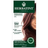 5M צבע טבעי לשיער גוון מהגוני ערמוני Herbatint למכירה 