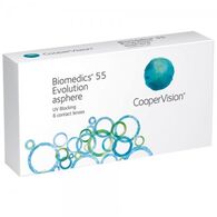 Biomedics 55 Evolution 24pck עסקה שנתית CooperVision למכירה 