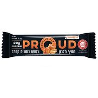 חטיף חלבון בטעם בוטנים קרמל קראנץ 60 גרם Proud למכירה 