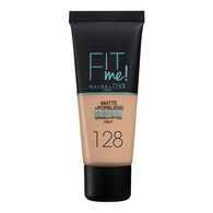 מייק אפ Maybelline Fit Me Matte & Poreless Foundation 128 Warm Nude 30ml למכירה 