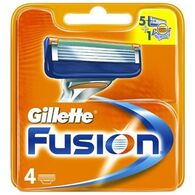 סכיני גילוח Fusion Razor Blades 4 סכינים gillette למכירה 
