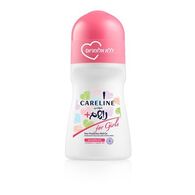רול און נושם לנערות ללא אלומיניום ורוד 75 מ"ל דאודורנט Careline למכירה , 2 image