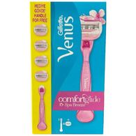 מכשיר גילוח Venus Comfortglide Spa Breeze מכשיר גילוח + 4 סכינים gillette למכירה , 4 image
