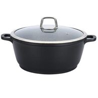 סיר בישול Mineral Stone סיר אלומיניום ציפוי שיש 15*36 ס”מ 13.5 ליטר  סולתם למכירה , 2 image