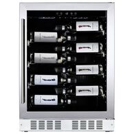 מקרר יין Dunavox DAU-40.138SS  40 בקבוקים למכירה 
