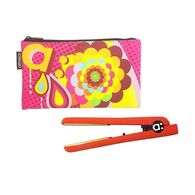 מחליק שיער טיטניום גולמי ורוד amika למכירה , 4 image