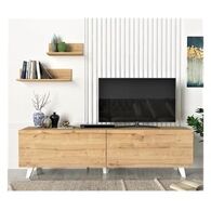 מזנון מזנון טלויזיה עם מדפים דגם הדר Geva Design למכירה , 2 image