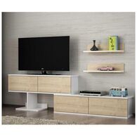 מזנון מזנון טלוויזיה בשילוב מדפים תואמים דגם מקסימוס Homax למכירה , 3 image