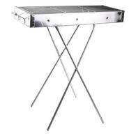 גריל  פחמים מנגל נירוסטה כפול 79/30 ס"מ + רגליים 1875 Camptown קמפטאון למכירה , 2 image