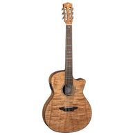 גיטרה אקוסטית LUNA GUITARS High Tide Exotic Mah Nylon GC CAW A/E למכירה , 2 image