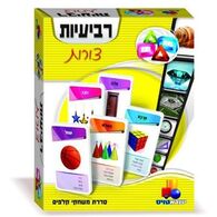 משחק 7765-6877658 משחק קלפים רביעיות - צורות בצבעים  ישראטויס למכירה , 2 image