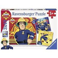 פאזל Fireman Sam 3X49 09386 חלקים Ravensburger למכירה 