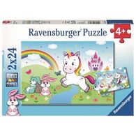 פאזל Fabulous Unicorn 2x24 07828 חלקים Ravensburger למכירה , 2 image