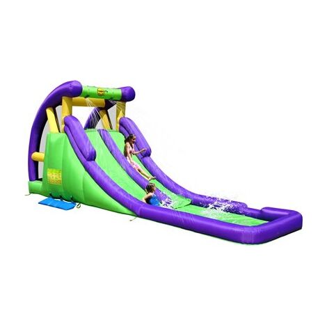 מגלשת מים 9029 מגלשת מים דו מסלולית מתנפחת happy hop למכירה 