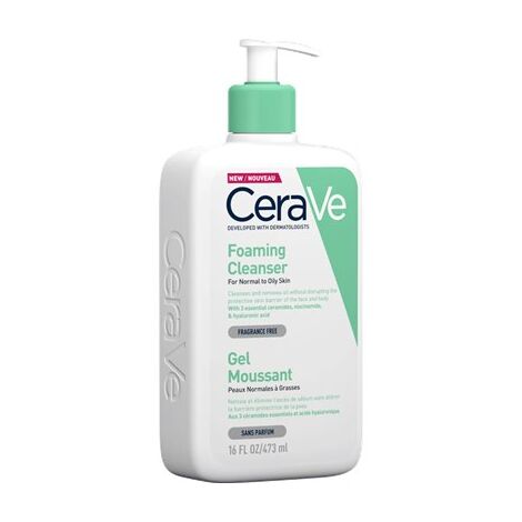 Moisturizing Cleansing Foam 465ml Cerave למכירה 