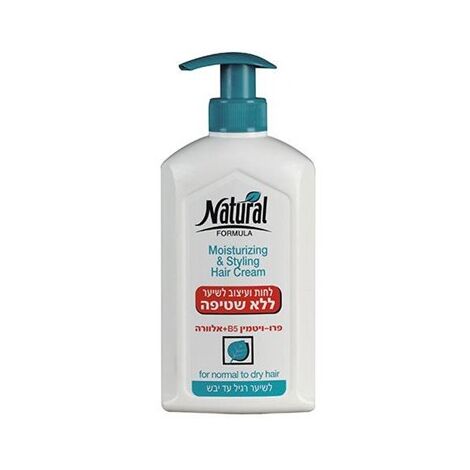 Natural Formula קרם ועיצוב אלוורה ירוק 450 מ"ל למכירה 